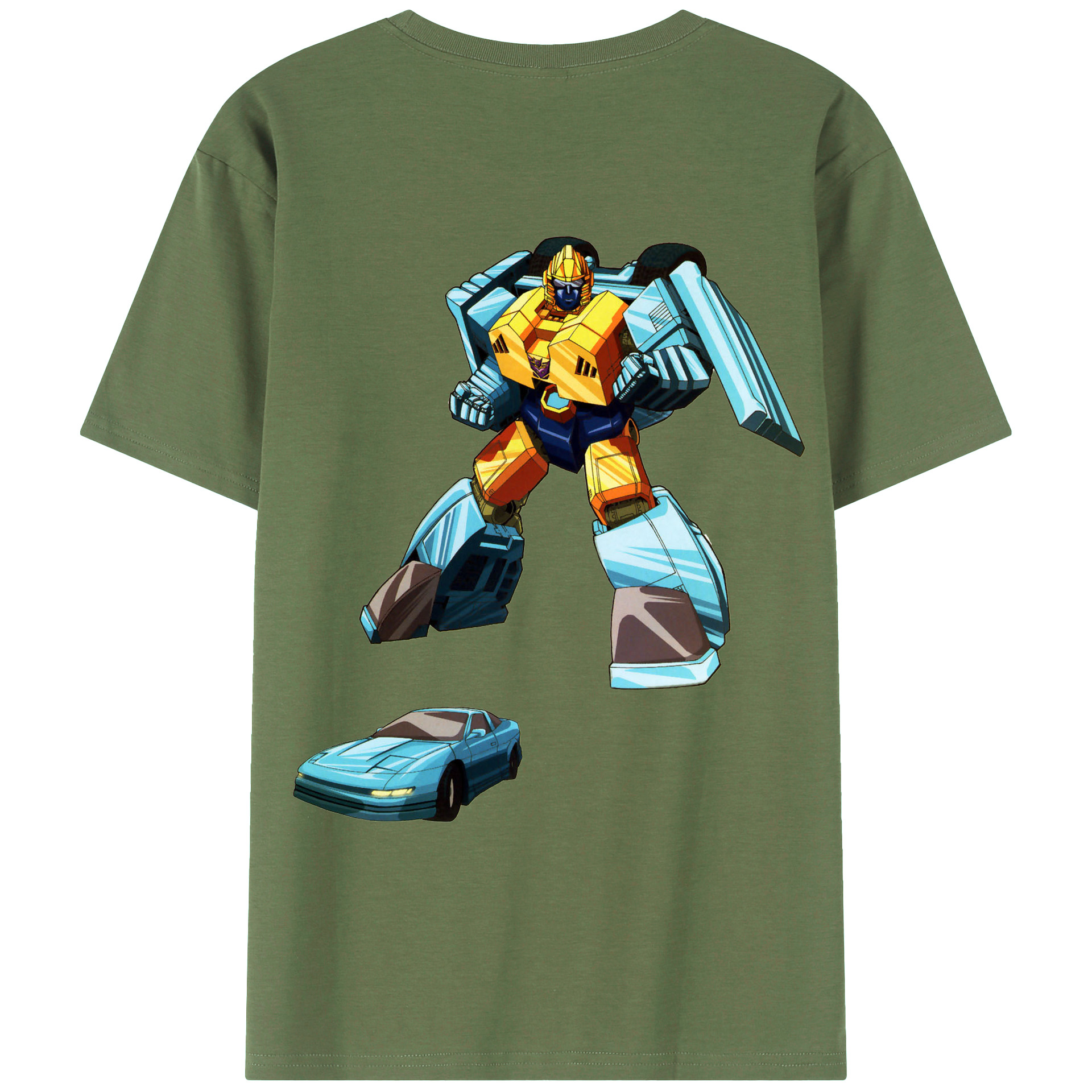 （画像用）  綿100％ メンズ半袖Tシャツ（バックプリント） 通気性